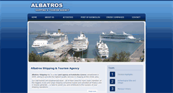 Desktop Screenshot of albatros-shipping.gr